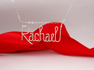 personalized name necklace Wire Jewelry