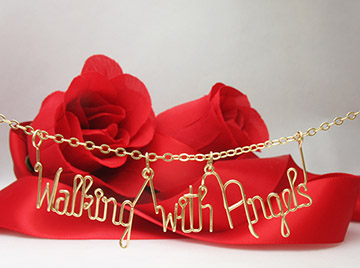 personalized name necklace Wire Jewelry