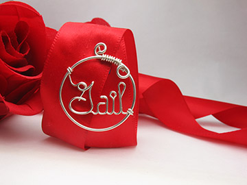 personalized name Pin