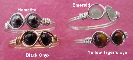 DOUBLE BEADED RINGS