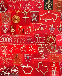 wire charms pendants