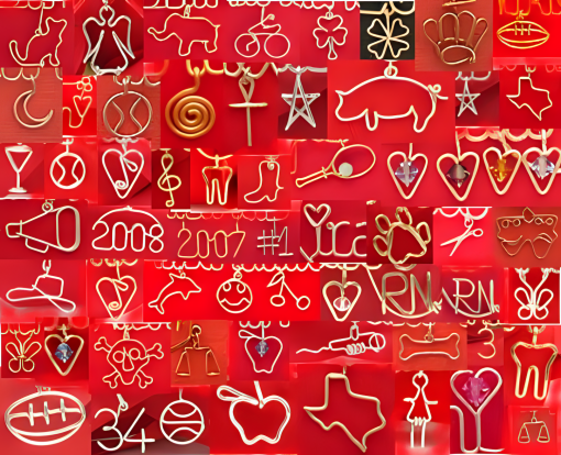 wire charms pendants