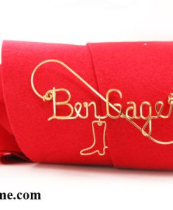 Personalized wire names pin
