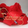 personalized wire name necklaces in silver or gold wire