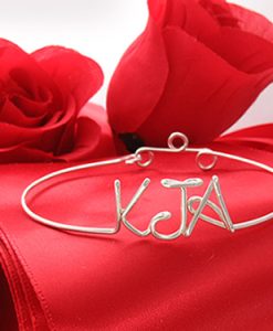 Personalized wire name bracelet anklet