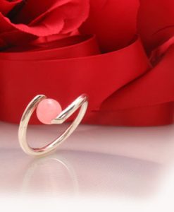 Ring in silver or gold wire, Crystal beads Spiral Wire Ring, Ring Double wire Ring, Healing Reiki Ring Magical Ring, Finger Ring