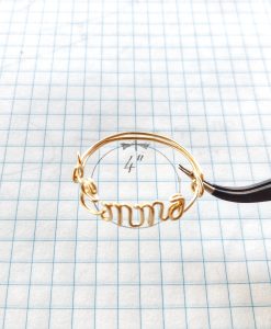 Baby Infant Wire Bracelet adjustable from 4