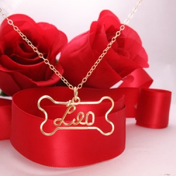 Personalized wire name necklace Personalized wire name necklace