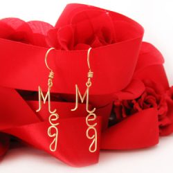 Personalized- earrings name- or
pendant Personalized- earrings name- or pendant